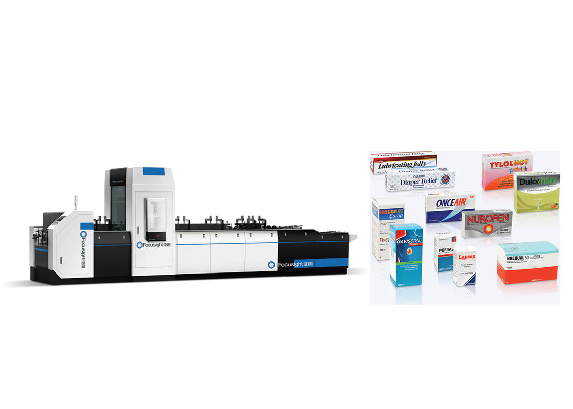 Focusight Medicine Box Printing Inspection Machine With Inkjet Printer Feature